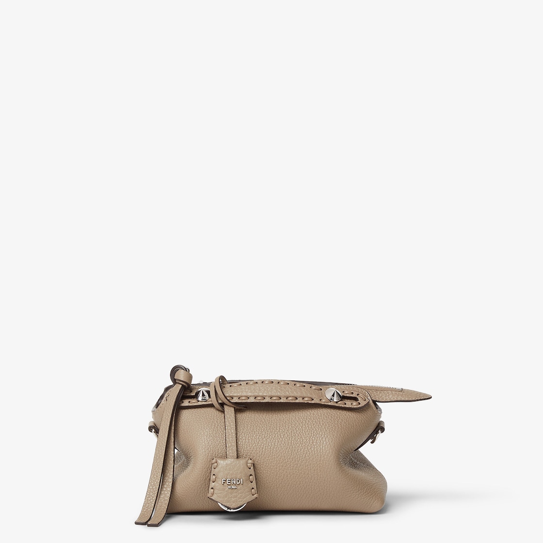 FENDI By The Way Selleria Large Dove gray Selleria bag with 200 hand-sewn topstitches - Image 1